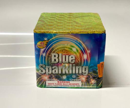 49 Shot Cake Blue Sparkling